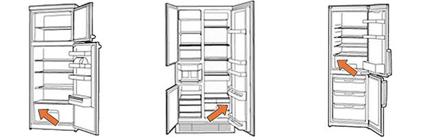 référence appareil pour pièces de réfrigérateur