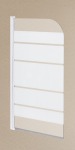 SENSEA Pare-baignoire 1 volet pivotant, H.130 x l.76 cm - NEREA