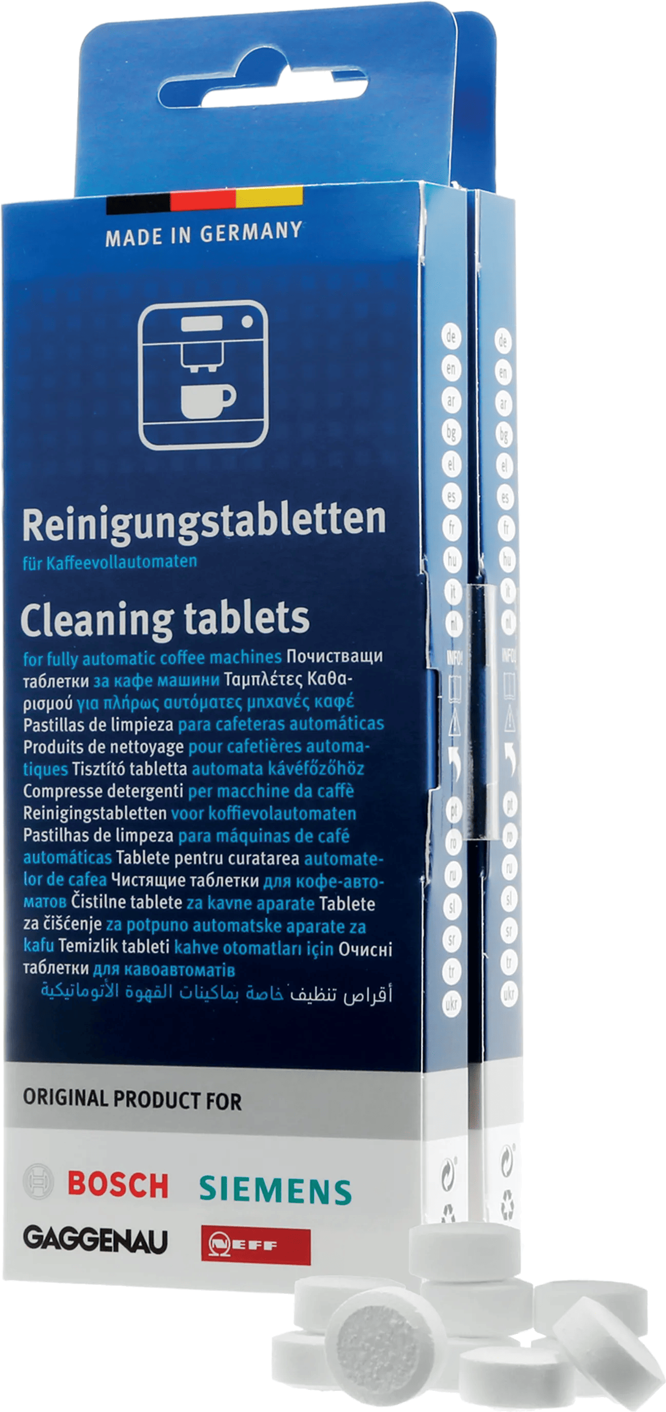 Siemens pastilles de nettoyage 00311979 pour cafetière et expresso / machine à café siemens c17ks61n
