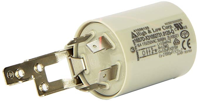 Candy x31052731.0334q filtre antiparasite 16a 1mf + 2 x 27nf l =1.0mhx2 41038125 pour lave-linge can