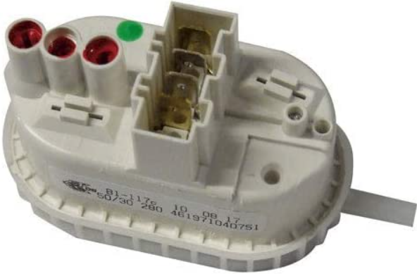 Bauknecht pressostat 50/30/280 481227128382 pour lave-linge bauknecht awe8625