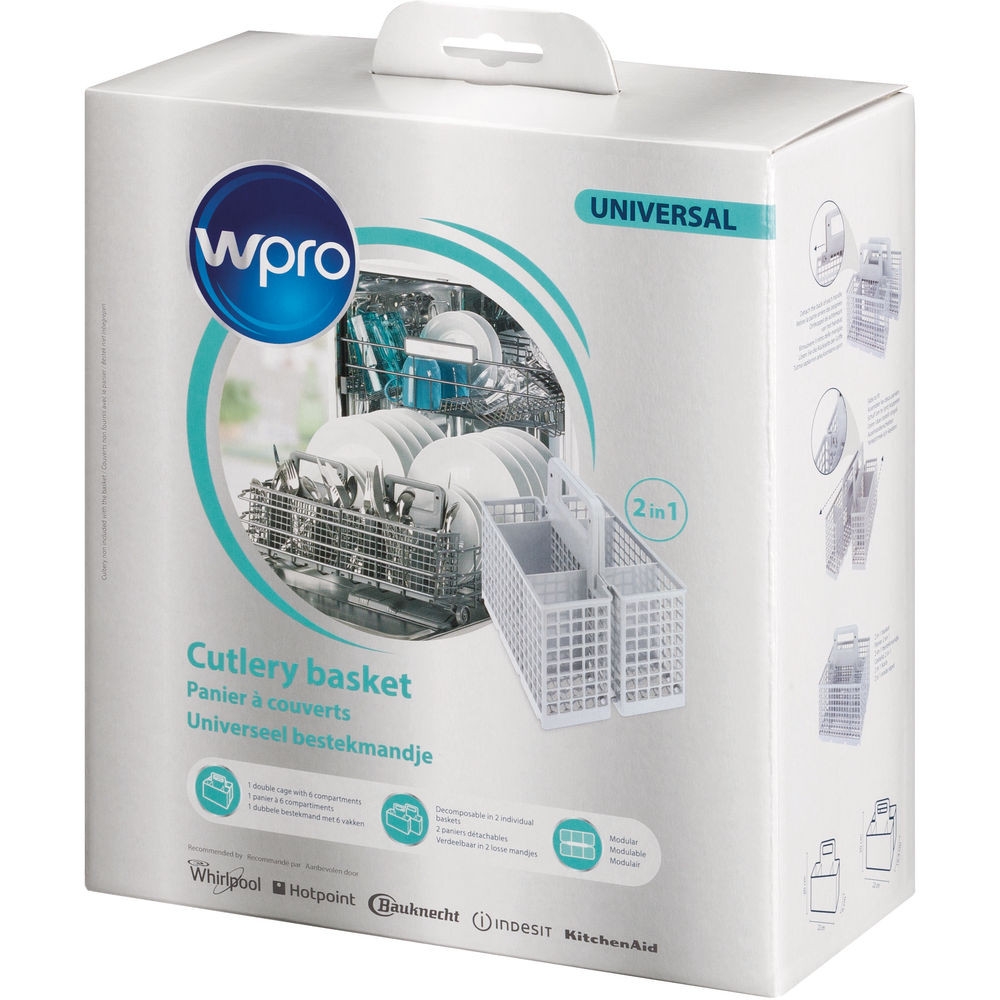 Whirlpool panier à couverts 484000008561 pour lave-vaisselle whirlpool c2010/1bl 851000529103