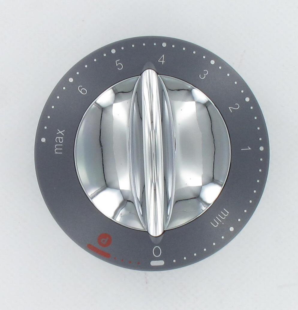 Kenwood bouton de commande gris chromeé à pulse kw660044 pour robot de cuisine kenwood a901d