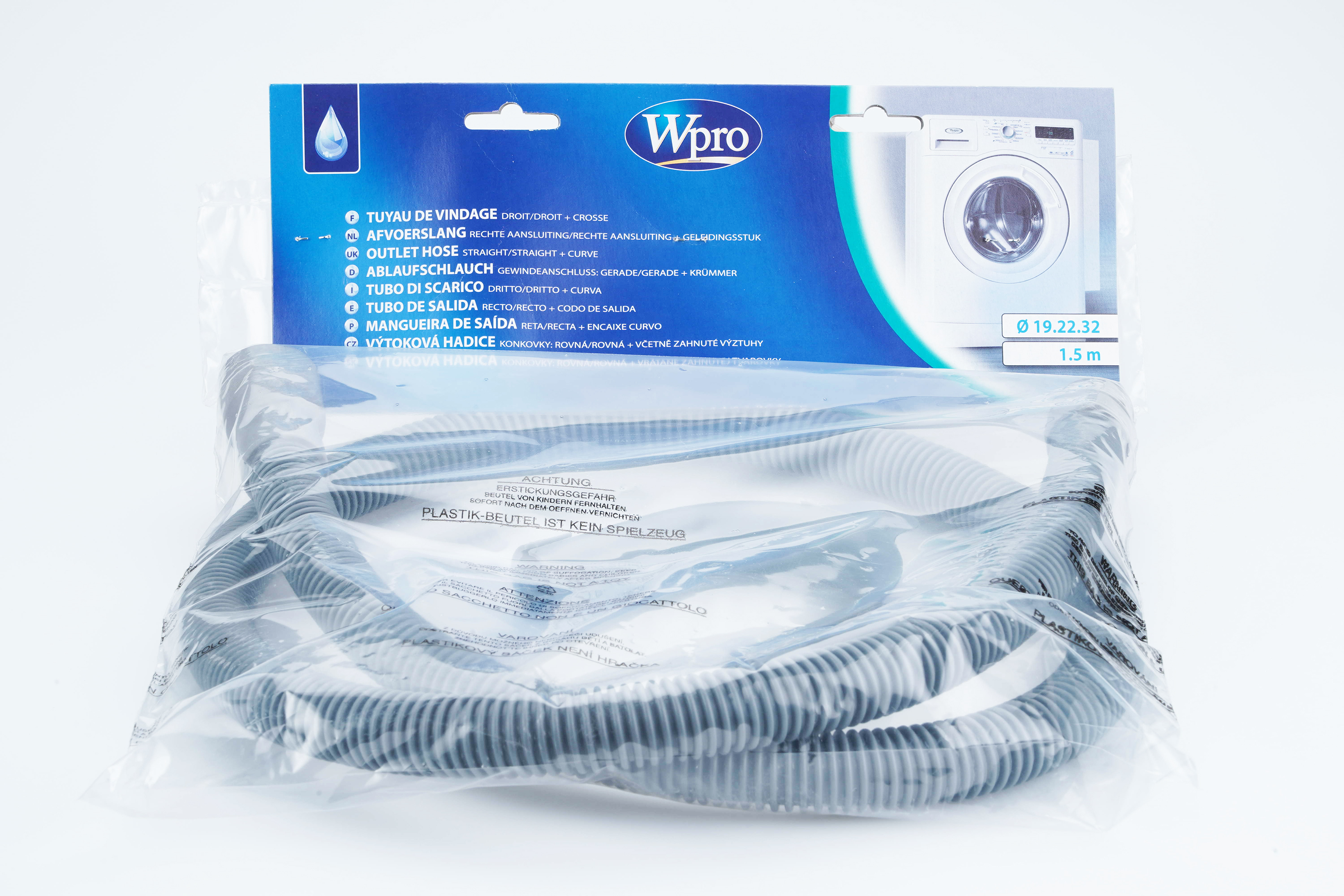 Bosch tuyau de vidange (15m) 484000001133 pour lave-linge bosch tdlr65212 859331529050