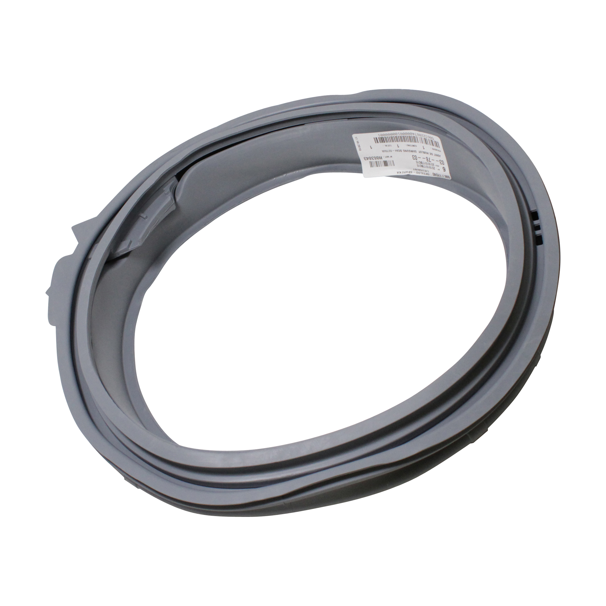 Joint de hublot samsung dc64-02750a pour lave-linge samsung ww80k5400wweg 0001