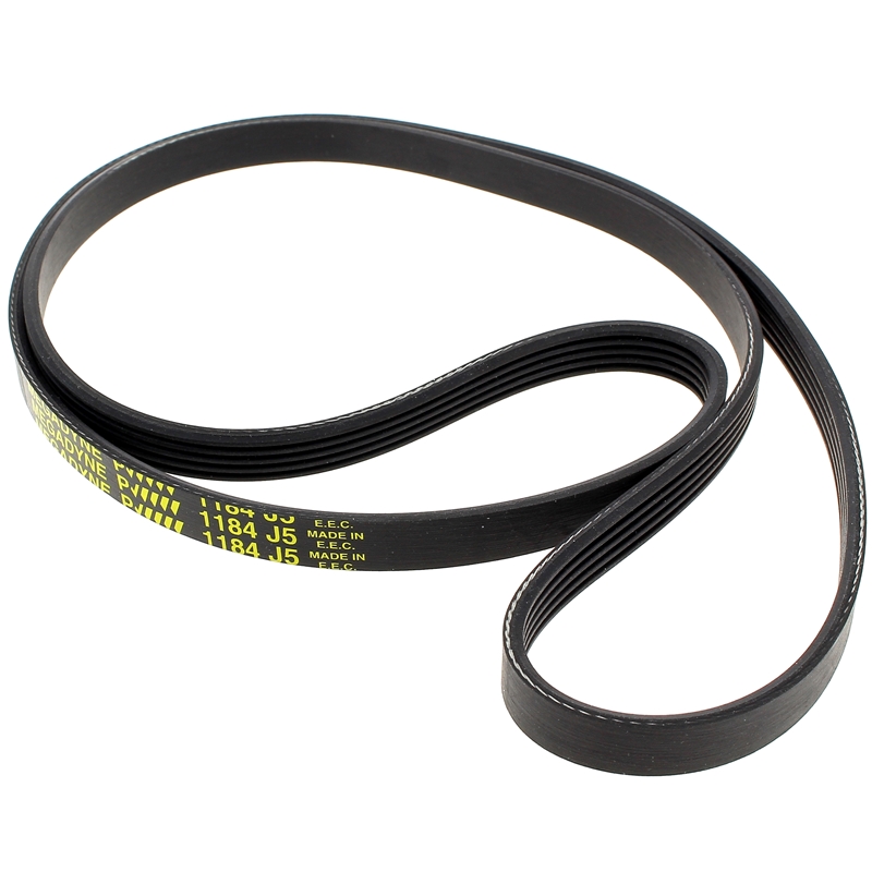 Fagor courroie poly-v l=1184mm 1184j5 pour lave-linge fagor hl6102holla