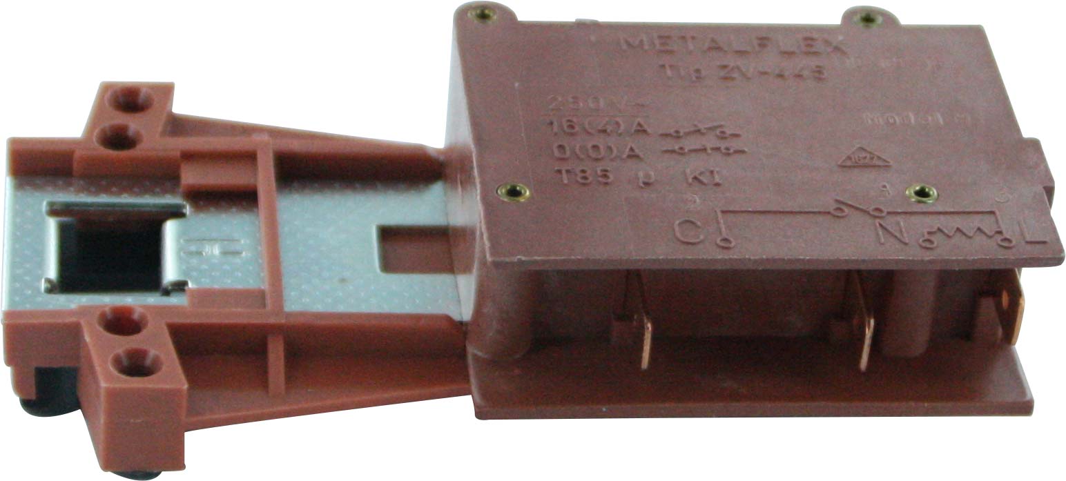 Indesit sécurité de porte 80x53x21mm 530000102 pour lave-linge indesit 8kg1000tv 010046243