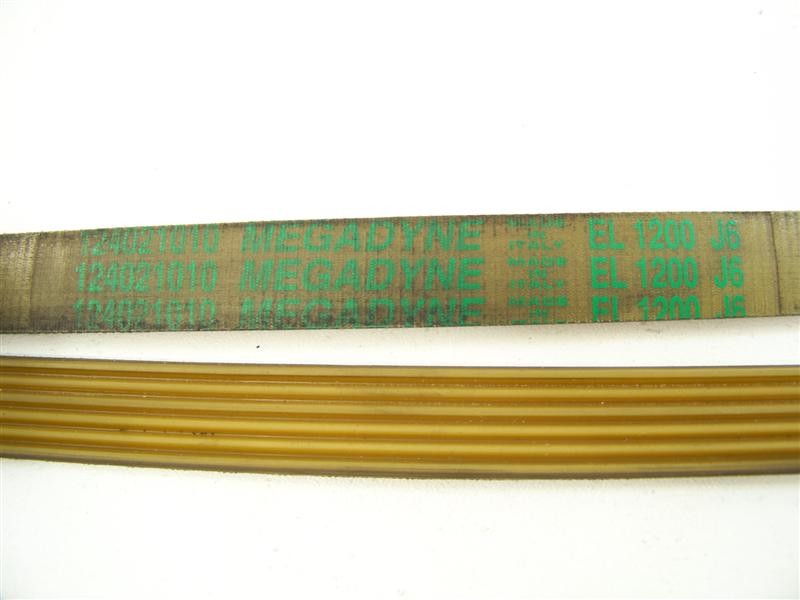 Aeg courroie dentraînement pour lave-linge 1200j6 1240210102 pour aeg lavamat74800 91400302500