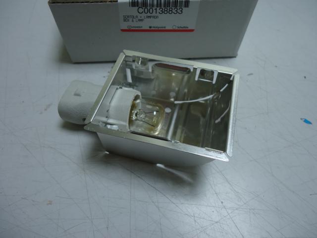 Scholtes boîtier + ampoule c00138833 pour four - cuisinière scholtes fz97p.1(wh) 03339940000