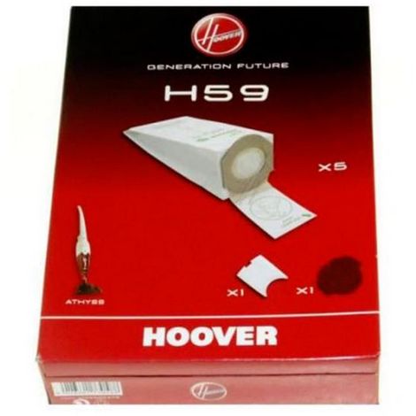 Hoover sacs (x5) 35600279 pour aspirateur hoover stb236011 39400112