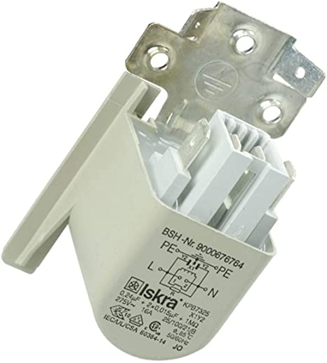 Bosch condensateur antiparasite 00623688 pour lave-linge bosch wts86516gb wts86516gb/03