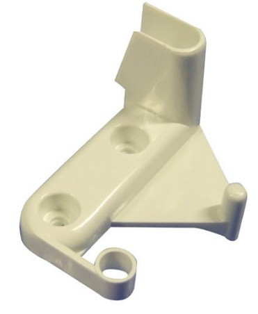 Indesit butoir blanc gauche portillon h.65x33x50 c00075599 pour congélateur indesit