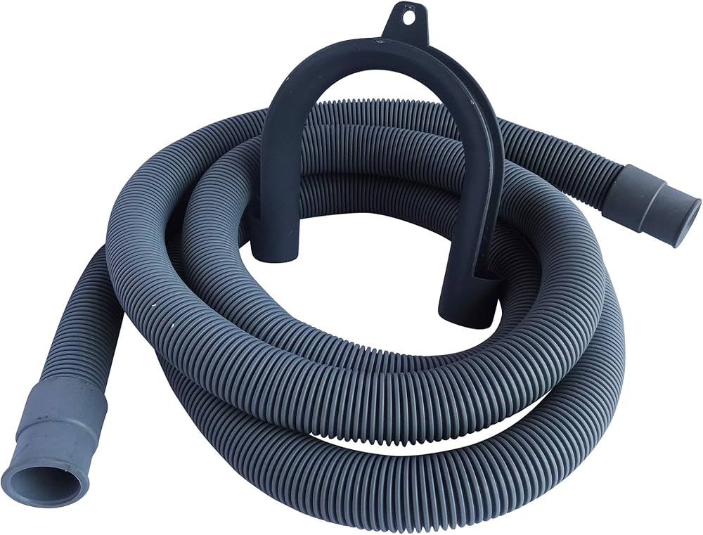 Bosch tuyau de vidange avec crosse 25m 481281728077 pour lave-linge bosch awe7210gg