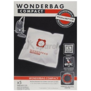 Rowenta wonderbag compact sacs wonderbag compact wb305120 pour aspirateur rs056