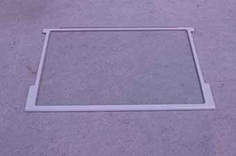 Gorenje plaque en verre avec encadrement 163336 pour réfrigérateur gorenje dva28 dva28/2