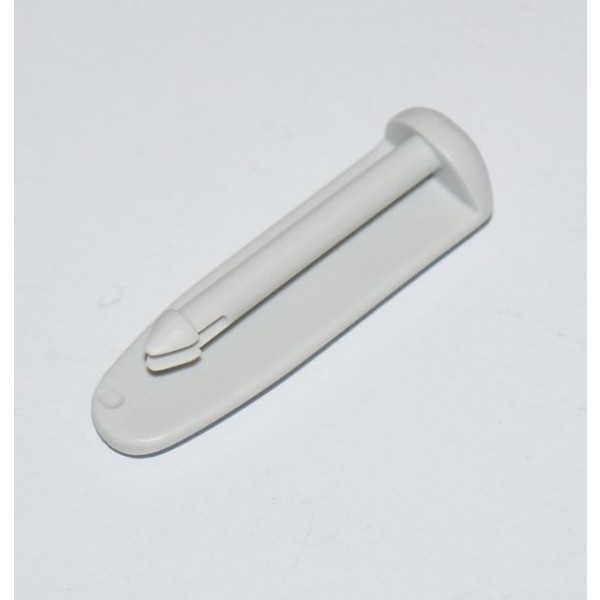 Brandt embout de butée avant de rail supérieur 32x1986 pour lave-vaisselle brandt dvh1054b dvh1054b/
