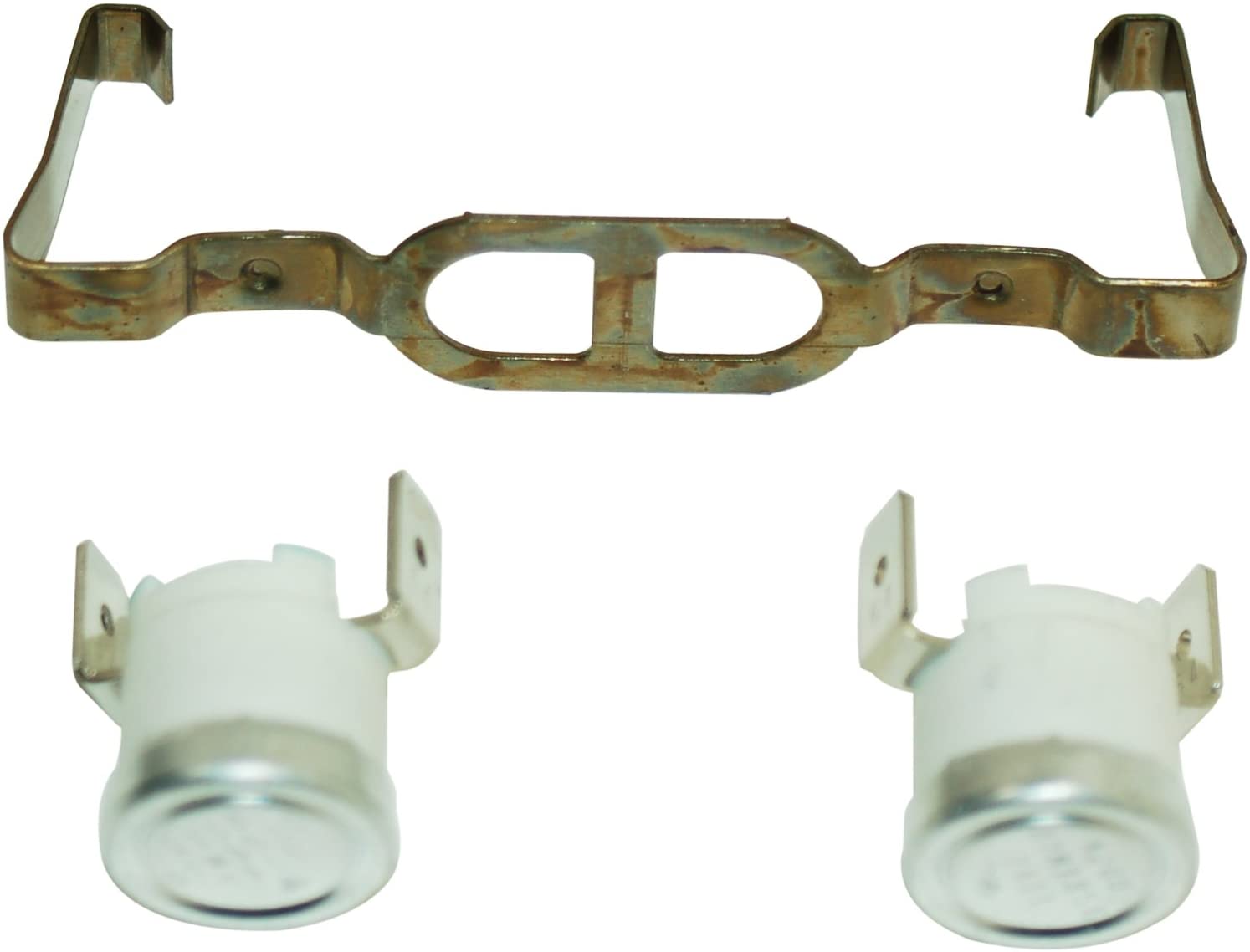 Bauknecht kit 2 klixons + support de montage pour sl 481225928681 pour sèche-linge bauknecht slc85 8