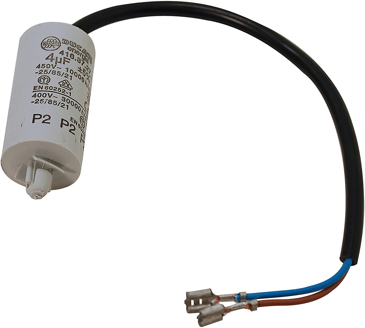 Faure condensateur de demarrage 4 mf (m8) rohs (p2) c00276714 pour refrigerateur ftb261