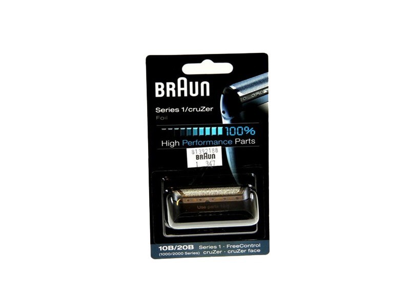 Braun grille de rasage 10 b (1000 series) noir 81392188 pour rasoir - tondeuse braun 5729 series1fre
