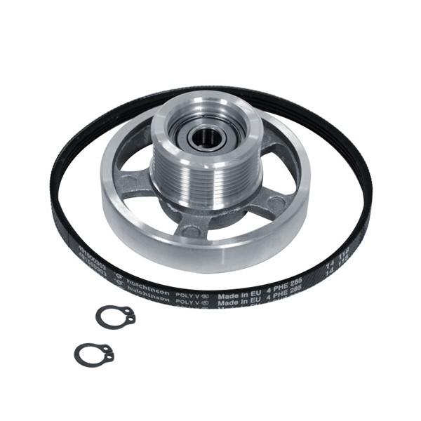 Brandt kit poulie + courroie 492204404 pour sèche-linge brandt sle352 212aveffb