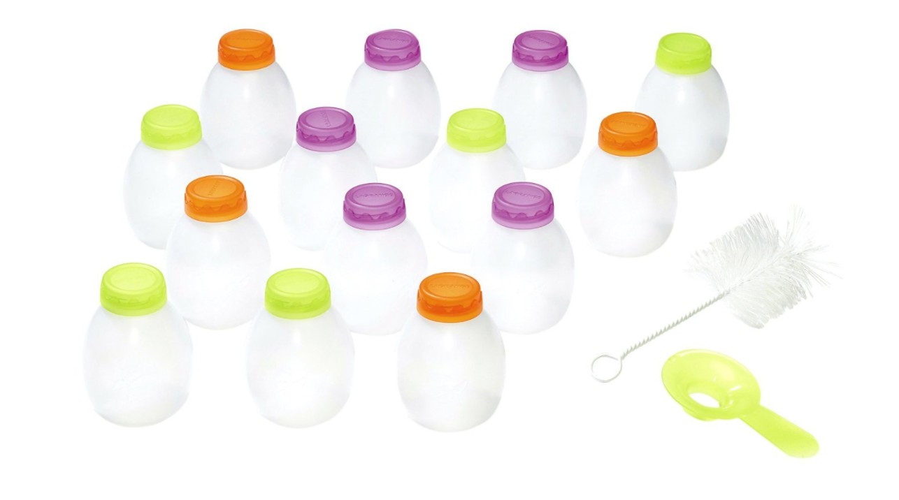 Lagrange kit de 14 bouteilles (20cl) avec entonnoire et goupillon 430201 pour yaourtière lagrange 43