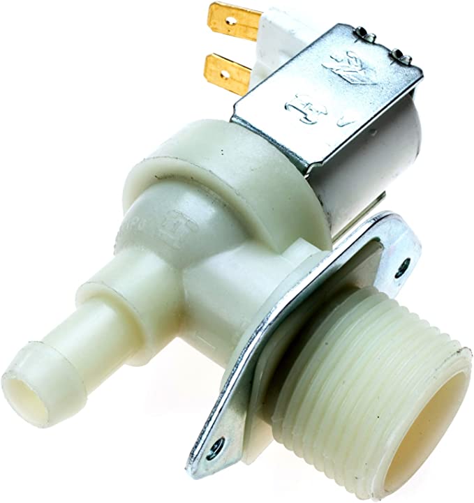 Indesit vanne dentrée à 1 voie coudée as0012842 pour lave-vaisselle indesit ld-1153 905110926