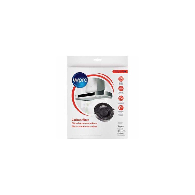 Hotpoint ariston filtre à charbon 484000008783 pour hotte hotpoint ariston