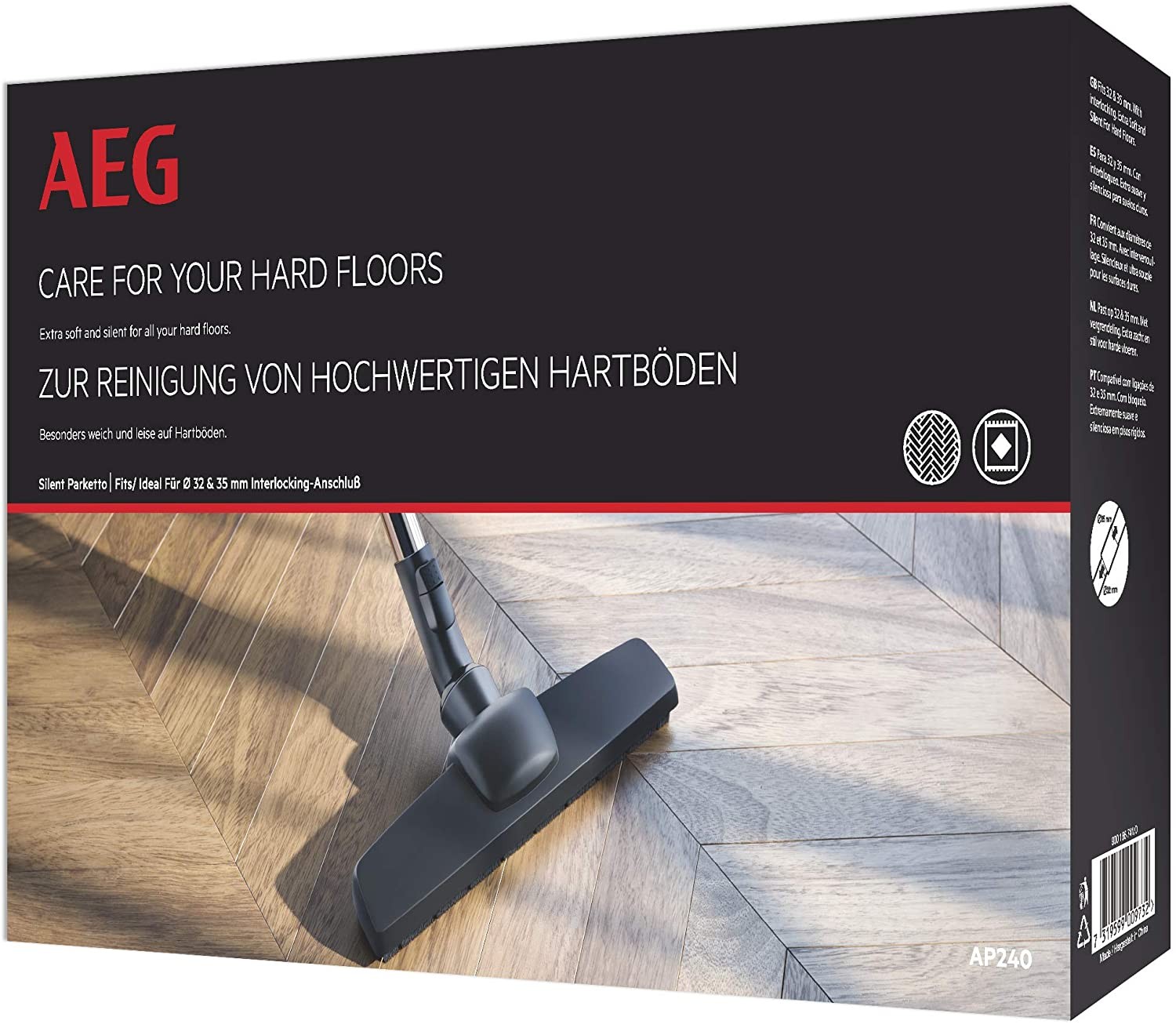 Aeg brosse de sols durs 9001667410 pour aspirateur aeg