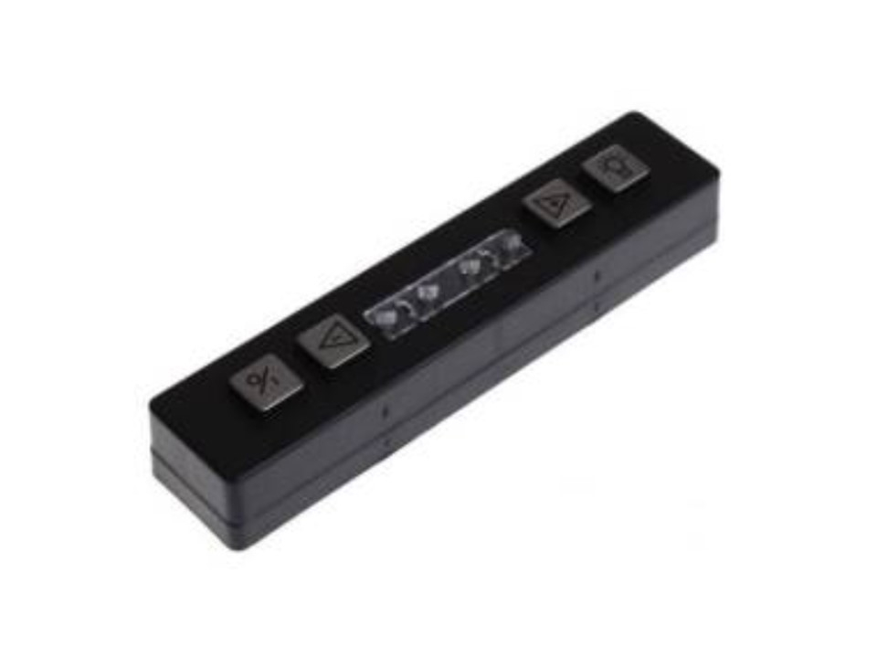 Novy ensemble de clavier commande électronique led 7000505 pour hotte novy d820