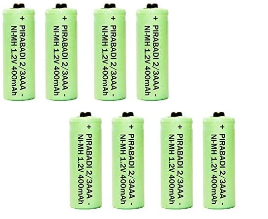 Accu nimh 1,2v-400mah diam10mmx29mm (industriel) 2/3aaa