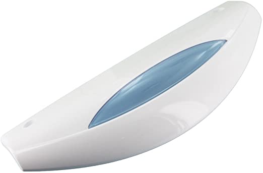 Whirlpool poignée de porte blanche 481949878405 pour congélateur whirlpool afg383/h