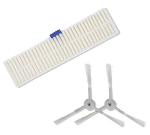 Rowenta filtre allergy + brossette*2 zr740003 pour aspirateur robot rowenta explorer serie 60