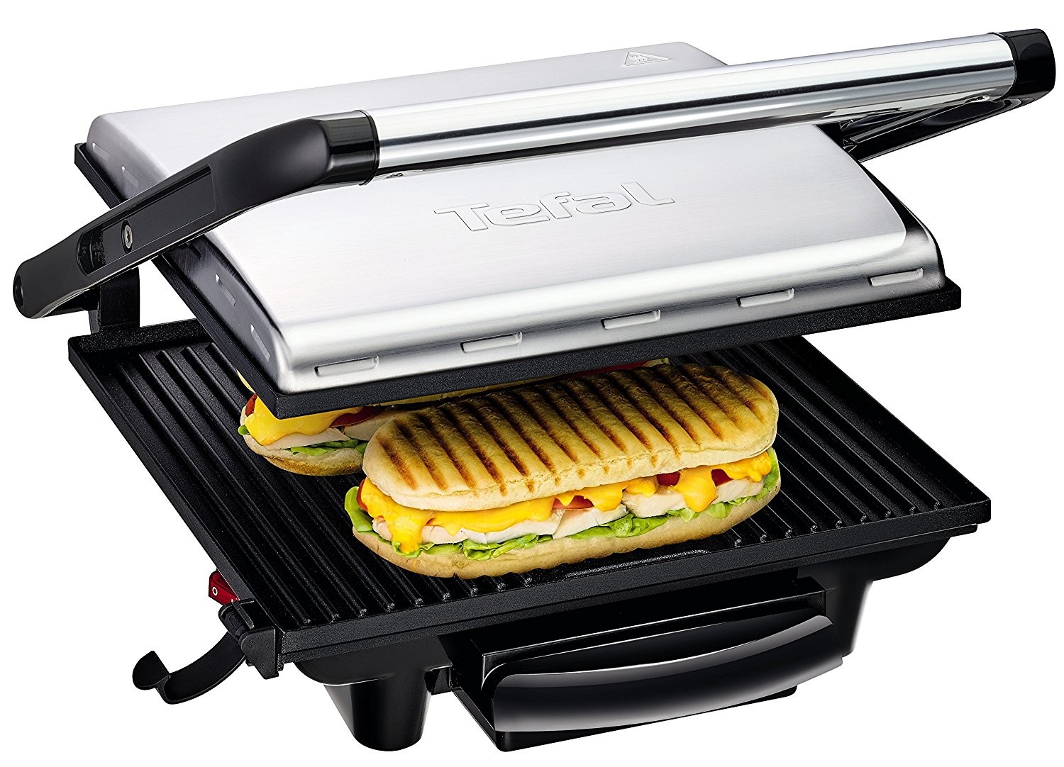 Tefal grille viande panini multifonction 2000w rangement vertical gc241d12