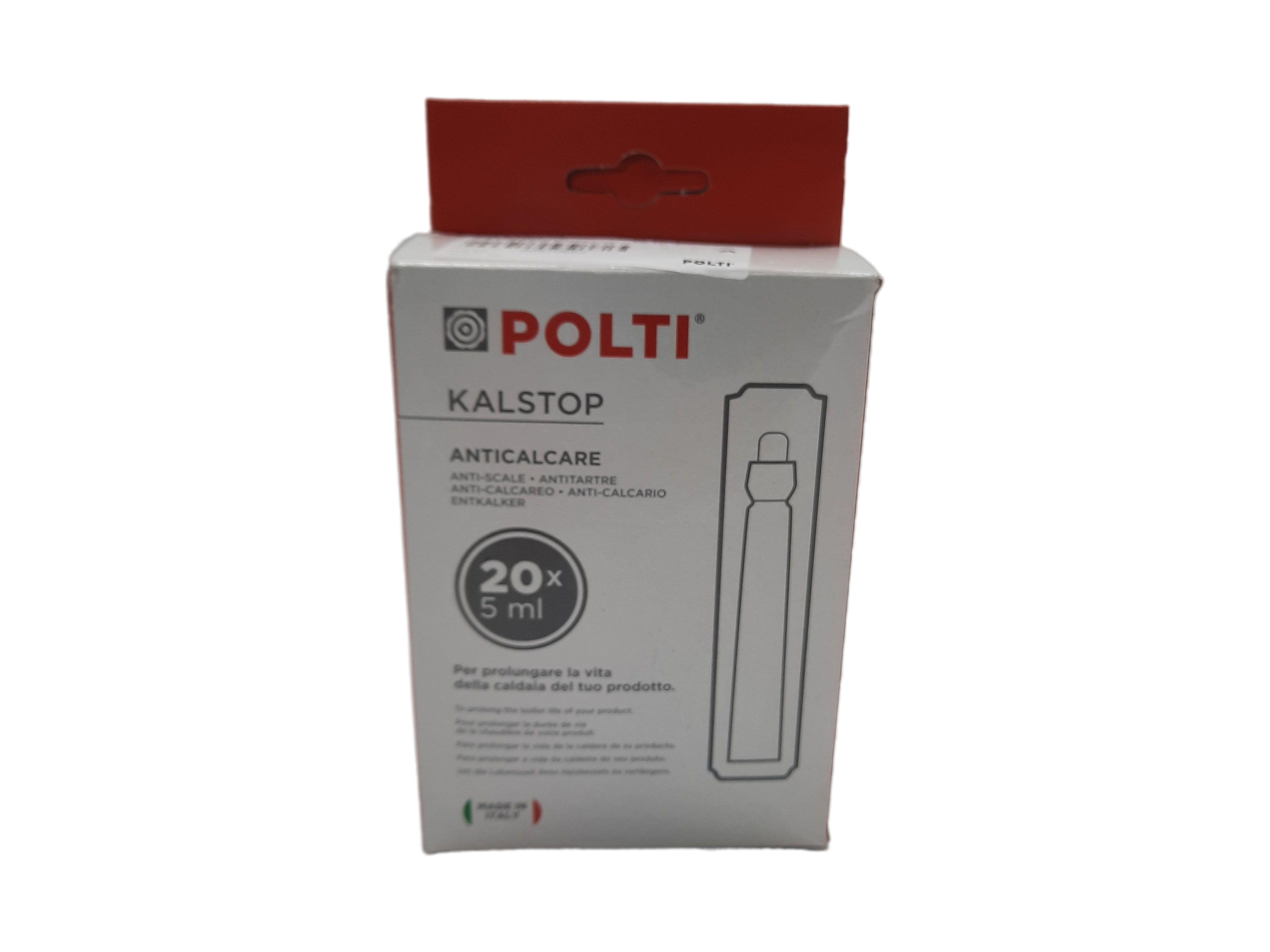 Polti anti-calcaire naturel kalstop paeu0094 pour nettoyeur vapeur - pression polti vaporetto pro80