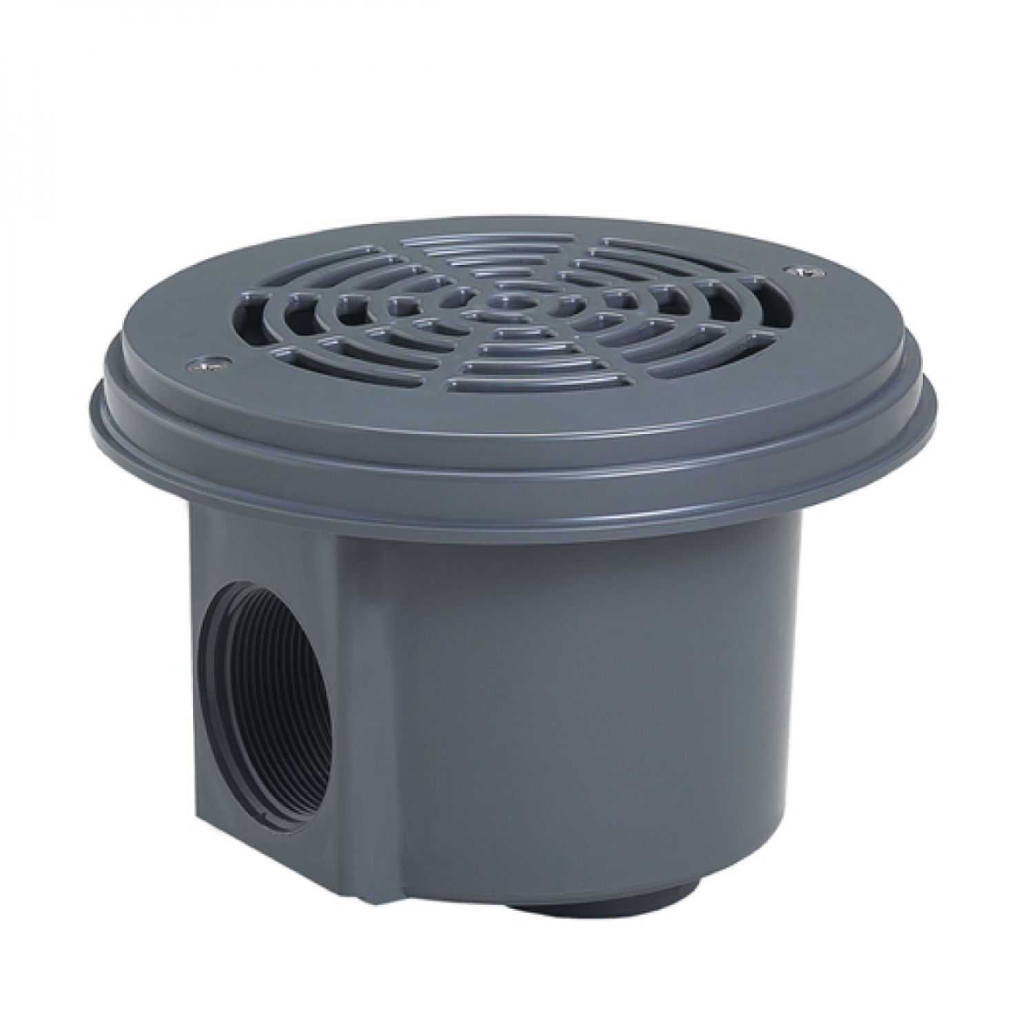 Hayward - lot de 2 bondes de fond pour piscine liner - gris foncé - 3253dgrpak2