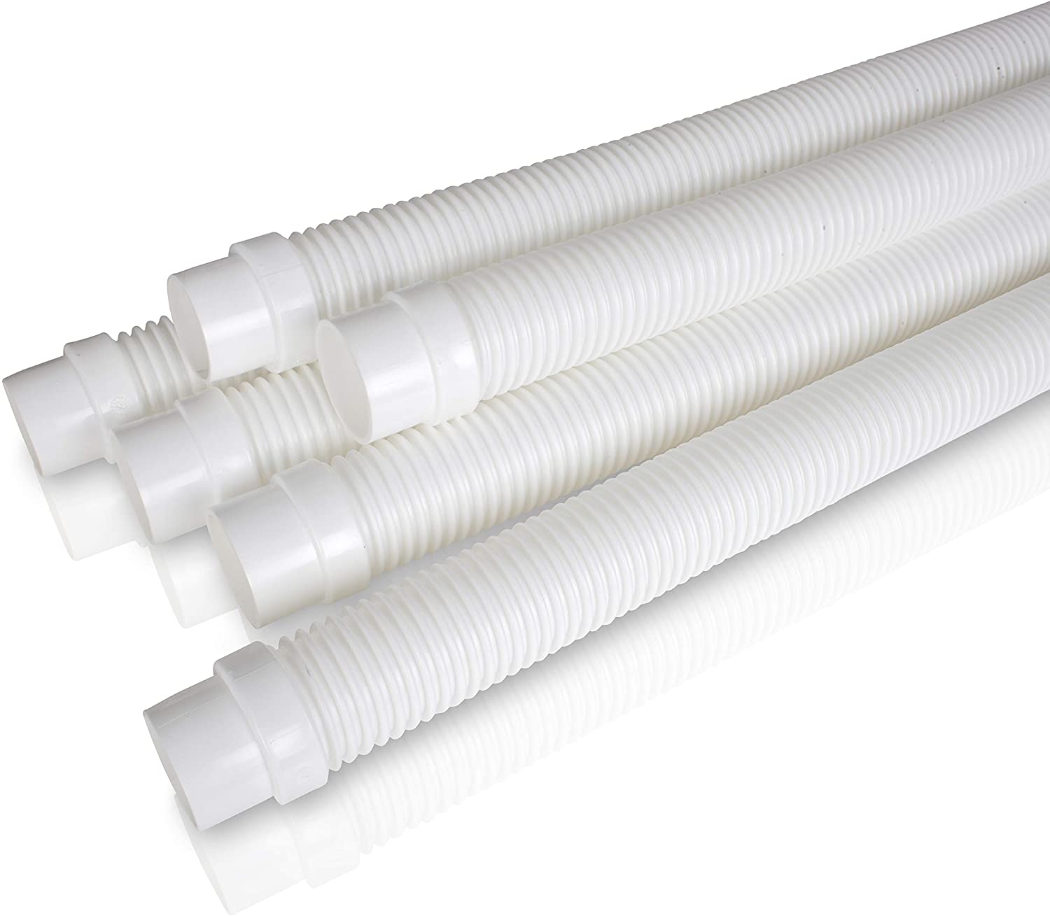 Zodiac jeu de 6 tuyaux blanc - 1m w83185 pour robot de piscine baracuda super g+