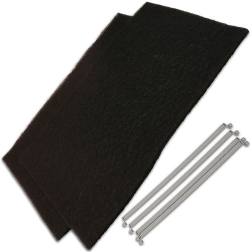 Sauter lot de 2 filtres à charbon ak505ae1 + 4 fixations 74x5766 pour hotte sauter valhd60vxwc
