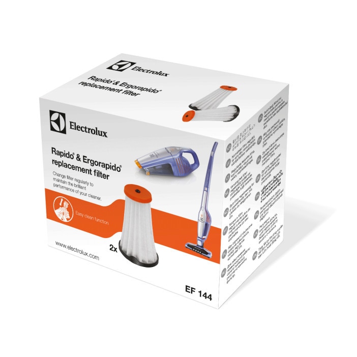 Electrolux 2 filtres ergorapido & rapido 9001671529 pour aspirateur electrolux zb3012