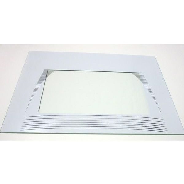 Verre porte bianco indesit hgk 10 w c00075700 pour four - cuisinière indesit hpm3 48139330001