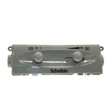 Scholtes boîtier de commande gris + 2 touches c00113721 pour hotte scholtes gfe680 aq157980000