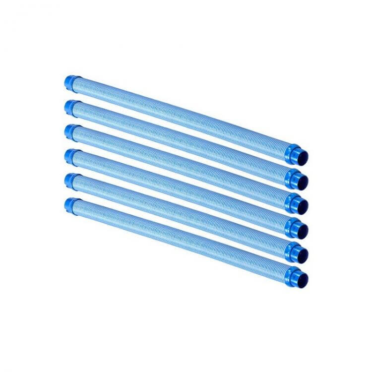 Zodiac lot de 6 tuyaux twistlock - 1m w78055 pour robot de piscine zodiac r3