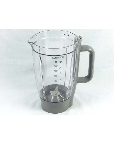 Kenwood bol en acrylique avec couteau et embase (sans couvercle) kw714202 pour robot de cuisine kenw