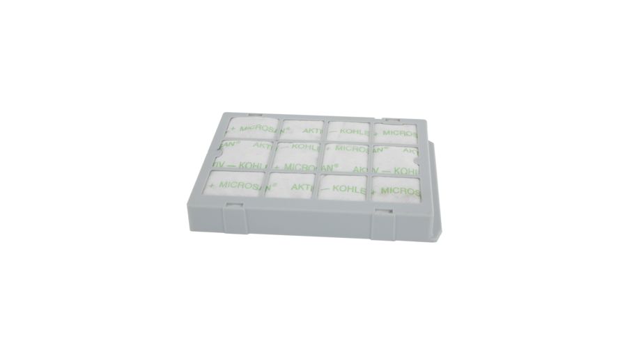 Bosch filtre anti-odeur au charbon actif 00480727 pour aspirateur bosch vs57e20 vs57e20/06