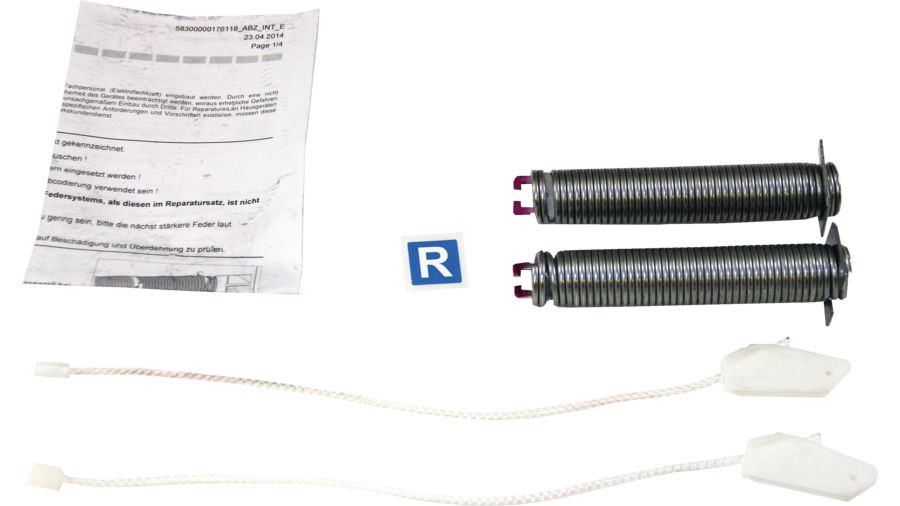 Siemens jeu de réparation (ressorts rose + câbles 00754873 pour lave-vaisselle siemens s52n58x2eu s5