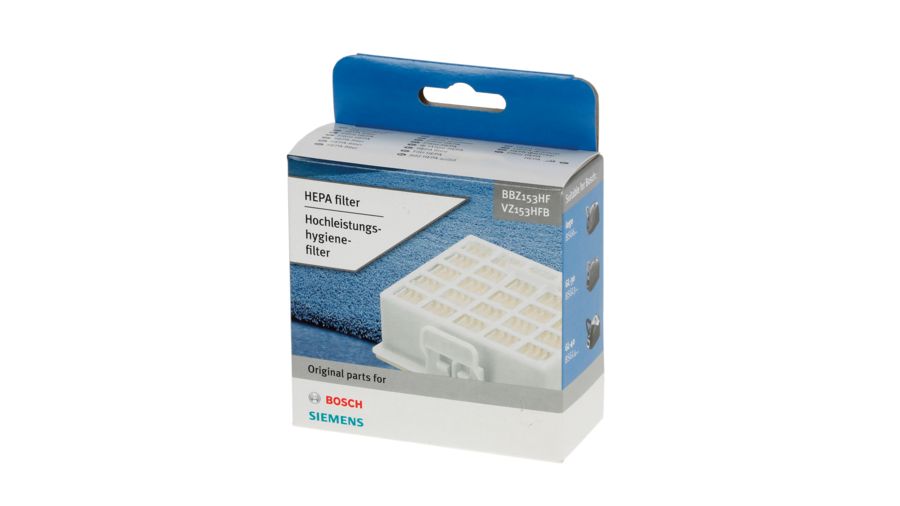 Bosch filtre hygiénique haute performance 00578731 pour aspirateur bosch bsgl3228gb bsgl3228gb/12