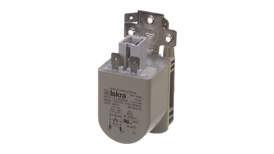 Bosch condensateur d antiparasi 00623842 pour lave-linge bosch waq24482ff01