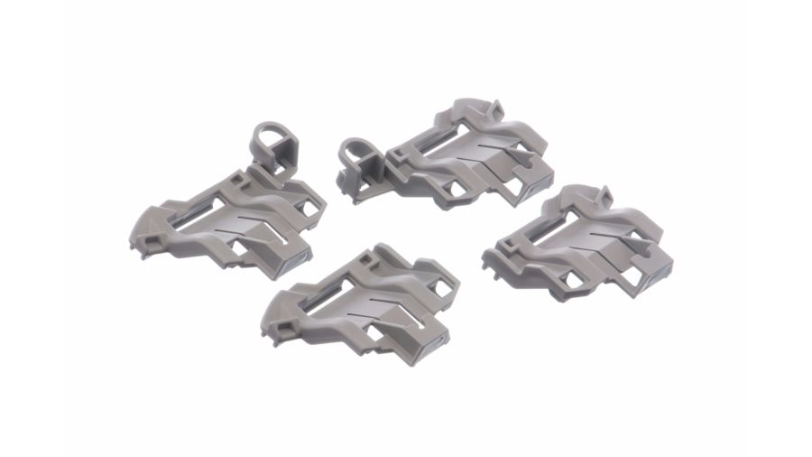 Bosch clips de maintien du panier rabattable (x4) 00611473 pour lave-vaisselle bosch smi68m85eu