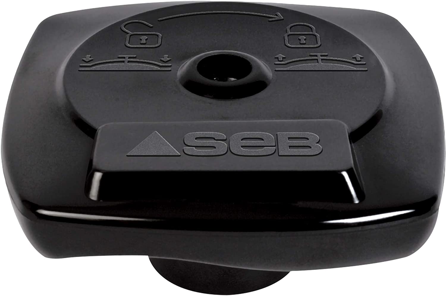 Seb volant noir x1040002 pour cocotte-minute - cuiseur seb minute authentique 8 l p0531100/07b 15100