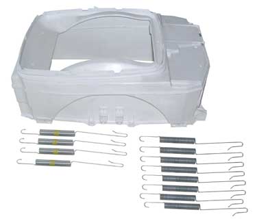 Brandt cuve partie supérieure avec contrepoids 52x2210 pour lave-linge brandt sgt6100 sgt6100-ie/e