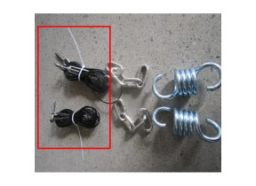 1 jeu complet de câbles pour toit balancelle menda menda-ckr-sc pour racine 072MENDACKRSC